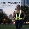 Reflective Vest Bicycle Reflective Safety Vest Adjustable - High Visibility