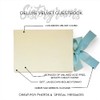 Deluxe Luxury Velvet Guest Book (80 Pages) - Sign-in Registry