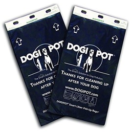 Dogipot 1402HP-CASE Header Pak Litter Pick up Bags, 100 Bags per Card (2000 Bags per Case)
