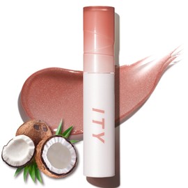 ITY Lip Gloss, Lip Plumper with Hyaluronic Acid, Lip Stain Moisturizing, Coconut Flavored Lipstick, Jelly Texture, 0.09 oz, 05 Chai Lover