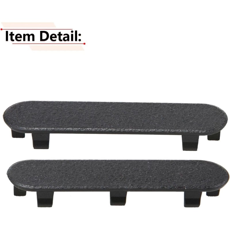 NoBrand 1 Pair Door Panel Handle Plug Screw Cover Trim