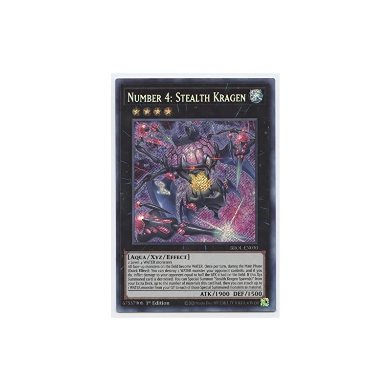 Number 4: Stealth Kragen - BROL-EN030 - Secret Rare -