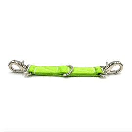 JA Horse Lunging Glasses Even Double-Sided with Good Quality D-Ring and Carabiner Hook (D-Ring Apple Green)