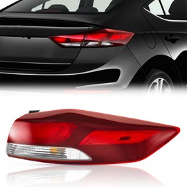 TODO Tail Lights Compatible with 2017-2018 Hyundai Elantra Taillight Rear Lamp Replace 92402F2020 HY2805142 (Passenger/Right Side)