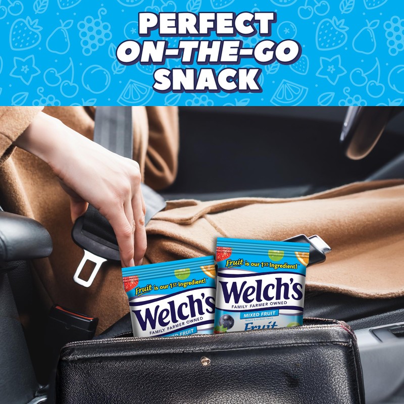Welch's Fruit Snacks, Mixed Fruit, Perfect for School Lunches, Sharing