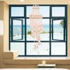 FAVOMOTO Natural Shell Wind Chime, Handmade Seashell Wind Chime Beach
