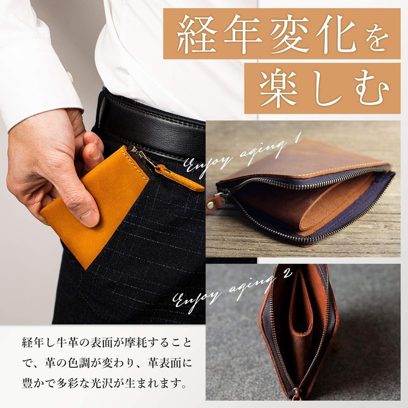 Kamedo Bag Manufacturing Wallet, Coin Purse, Men's, Genuine Leather, Coin
