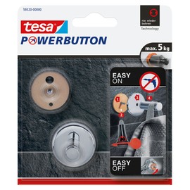 Tesa 593200000001 Metal Hook, Chrome