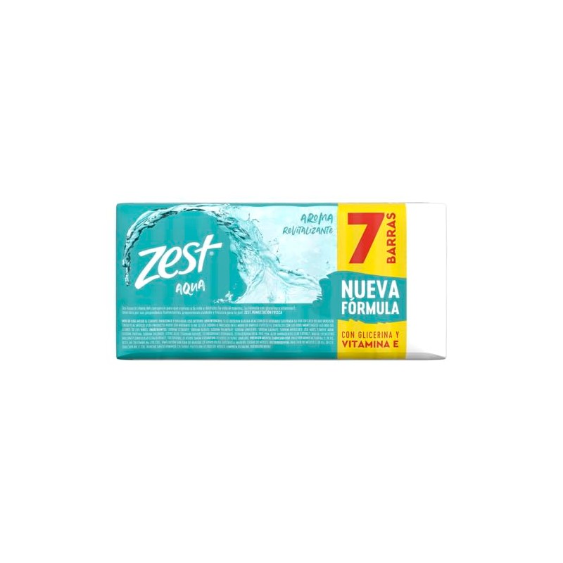 Zest Jabón en Barra Aqua 100 g x 7
