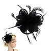 OSALADI Pinzas para El Cabello con Plumas de Flores Tocados