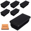 SKIR'CO Pack of 6 Rectangular Plastic Plugs 30 x 60