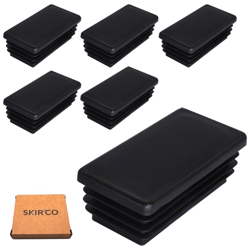 SKIR'CO Pack of 6 Rectangular Plastic Plugs 30 x 60