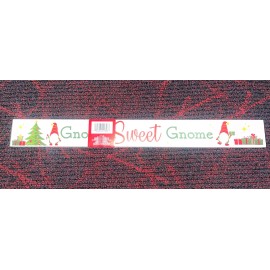 Christmas house Gnome Sweet Gnome Christmas Holiday Decor Wooden Mantle Sign