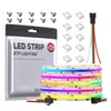BTF-LIGHTING FCOB WS2811 IC RGB IC LEDテープライト 高密度 フレキシブル 均一光