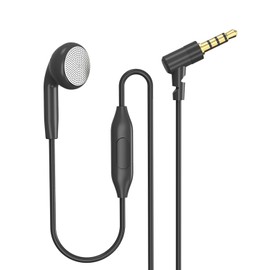 YAJOJO Single Ear Earphones, 0.1 inch (3.5 mm) Jack, Inner Type, With Microphone, For Both Left and Right Ears, Compatible with iPods, iPads, Android, Portable Players, Tablets, MP3 Players, Radios,