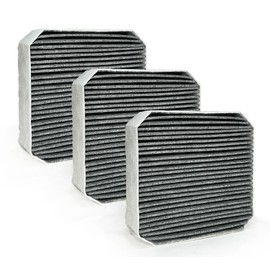 Nispira 2-in-1 Carbon Pre Filter Replacement For Air Purifier | Compatible with Molekule Large Room | Remove Smoke, Dust, Big Particle | 3 Pack