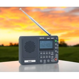 Kaito KA110 Compact Digital AM/FM NOAA Weather Radio and MP3 Player