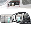 Riloer 2pcs Clip On Towing Mirrors Extensions Adjustable Camper Mirrors