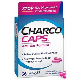 Charcocaps Anti-gas Dietary Supplement Formula 36 Capsules by Charcocaps