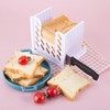 Foldable and Adjustable Bread Slicer, Cutting Guide for Homemade or