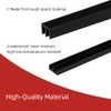 Aroilder Sliding Door Track, Fit 1/4" Thick Panels, U Channel