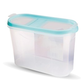 Bestlivings Storage Jars with Lid, 1.4 Litres (Pack of 2/Turquoise), Airtight Storage Container, BPA-Free, Storage Container Set, Food Storage Containers, Hinged Lid