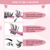 Cluster Eyelashes, Pack of 72 Individual Eyelashes, Eyelash Clusters, DIY