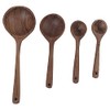 Measuring Spoon Set of 4 - Spoons Wood Measuring Tea Coffee Spoons for Kitchen Baking Cooking Utensil Set Tools