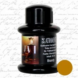 De Atramentis Brandy Scent/Brandy Brown Premium Handmade Fountain Pen Bottled Ink