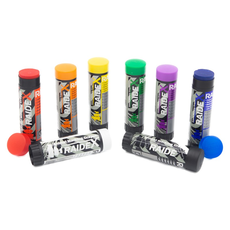 Animal Marking Crayon, Set of 8 Assorted Colours for Painting,
