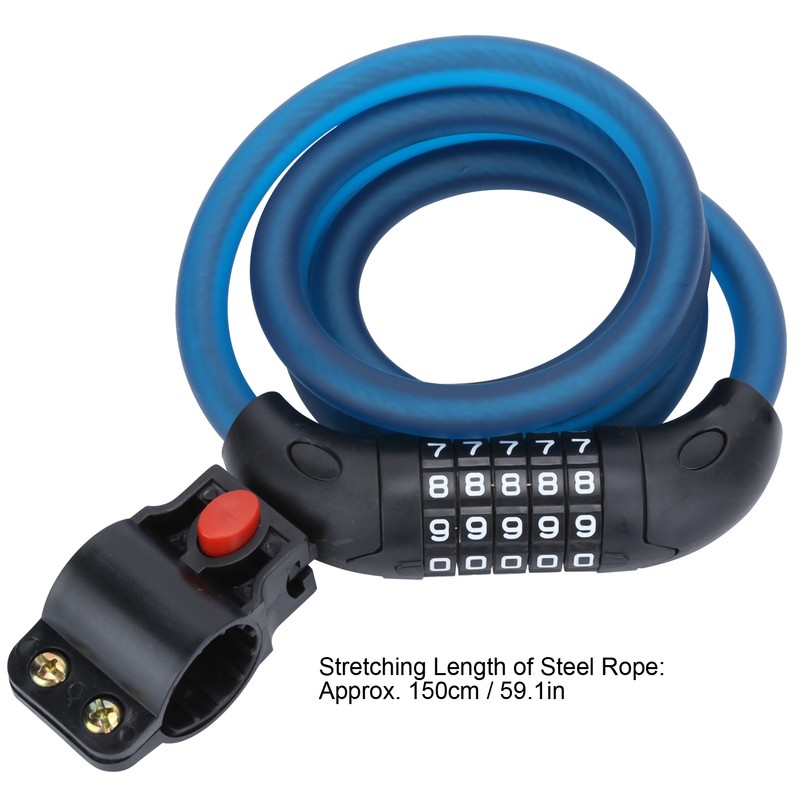 Mountain Bike Bicycle Disc Brake Lock Electric Scooter Motorcycle Coded