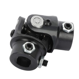 1SCITOO Steering u Joint 13/16-36 Spline x 3/4 DD Single Steering Shaft U Joint Coupler Black Universal Coupling