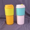 Tupperware 2 Tupperware ECO To Go Travel Cups Tumblers w/Sleeve