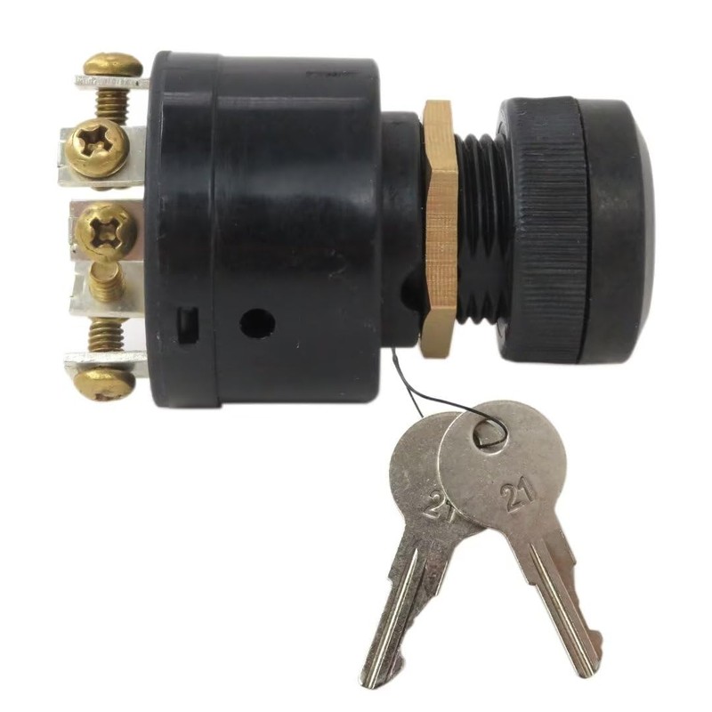 Boat Ignition Key Switch Push for Choke Mercury Outboard Off-On-Start