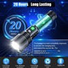 Rechargeable Flashlights High Lumens - 2000 Lumens Long Beam Super
