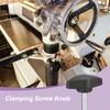 sourcing map 5Pcs Tee Wing Knobs Thumb Screws, M6 x
