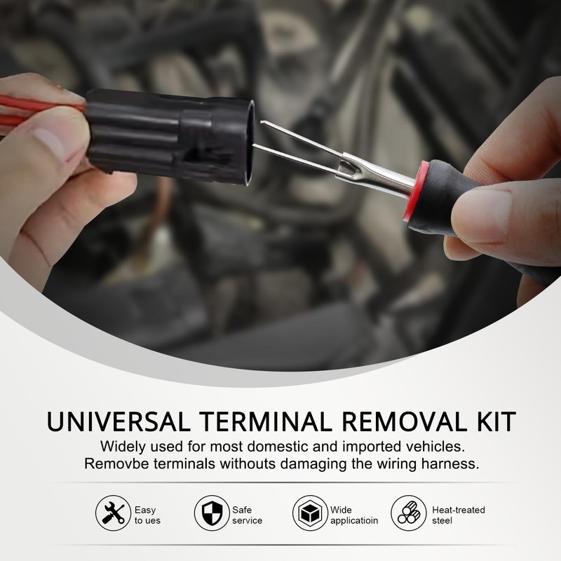 YSTOOL Terminal Release Kit, Universal Wire Connector Removal Pin Extractor