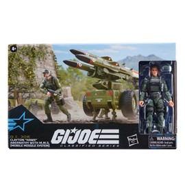 G.I. Joe Classified Series #182, Clayton “Hawk” Abernathy with M.M.S. (Mobile Missile System) Towable Vehicle, Collectible 6 Inch Action Figure Set