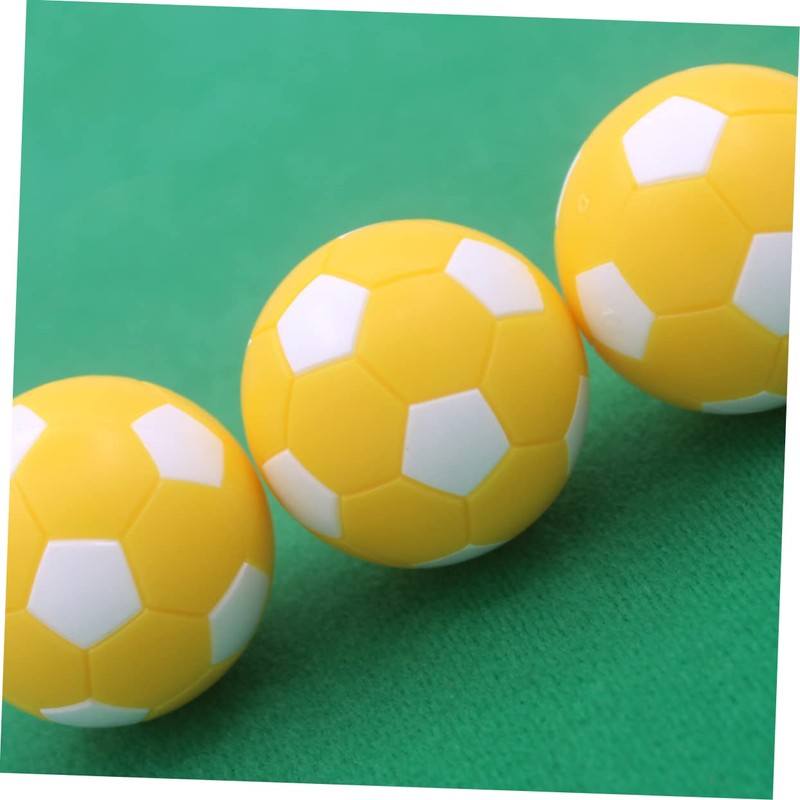 Kisangel Table Football Ball Accessories 6pcs Mini Replacement Foosballs for