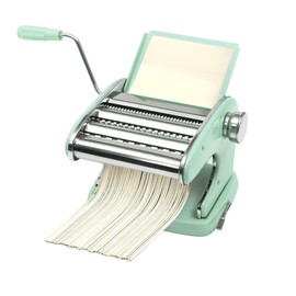 HAPPCUCOE Pasta Maker Machine, Manual Pasta Makers with 6 Adjustable Thickness Settings,Noodle Machine, Suitable for Homemade Lasagna, Spaghetti, Dumpling Wrappers (Green)