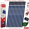Handwriting HB Pencils, Pack of 10, ZLAPIZY Wood Pencils Eraser