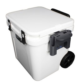 Tideline3D Fishing Rod Holder Compatible with YETI Roadie 32/48/60 Wheeled Cooler (Dark Gray)