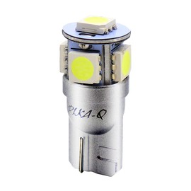 Pikakyu 30233 Toyota Rumie LED License Lamp T10 5 Row 90 lm White Aluminum Board Mount 1 Piece