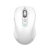 Wireless Bluetooth Mouse Rechargeable,USB+BT×2,Multi Device Quiet Ergo Computer Mouse,Metal 4-Way