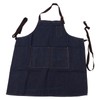 Denim Apron Abrasion Resistant Washable Chef Apron Adjustable Stylish Kitchen
