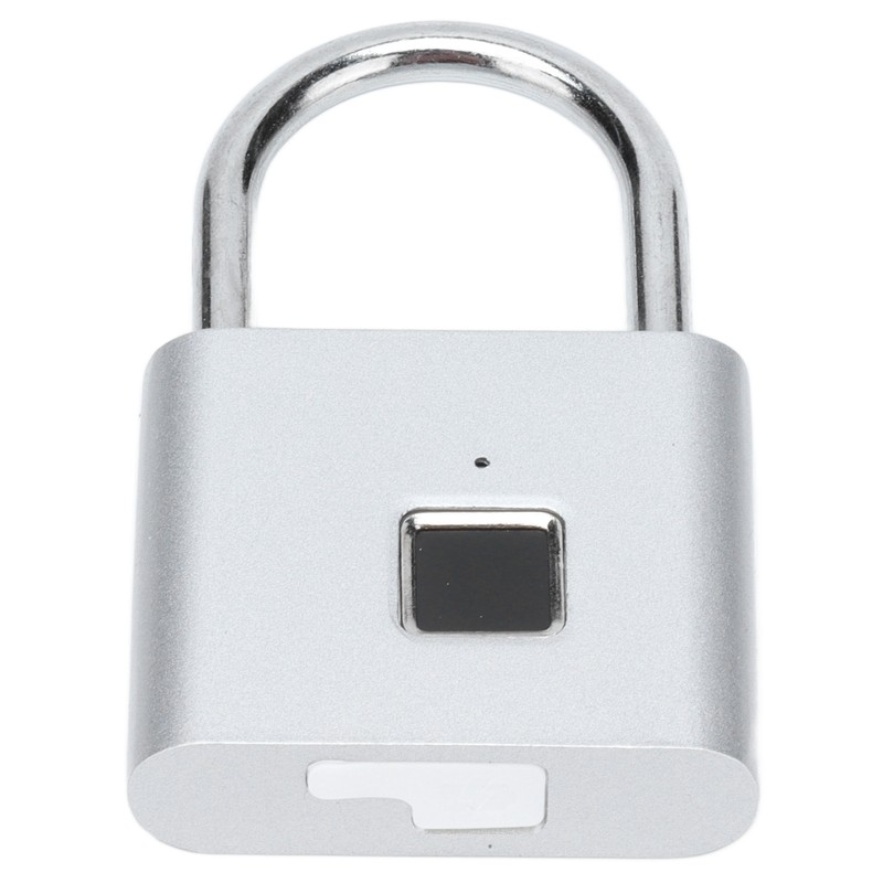 Fingerprint Padlock Zinc Alloy Smart Office Home Cabinet Door Dormitory