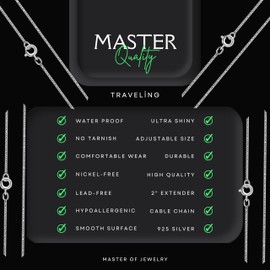 Silver Thin Curb Chain Necklace for Women , 1.1mm CurbChain , Secure Spring Clasp , Super Thin , Durable Chain , 14/16/18/20/22/24 Inch , 2 Inches Extender , Gift For Her , Women's Chain Necklace,