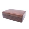 Shiwaki 4.7"x3.1"x1.6" Black Walnut Solid Wood Small Jewelry Storage Box