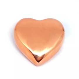 100% Solid Copper Heart 1.75in for Love + Joy Meditation & Spiritual Healing
