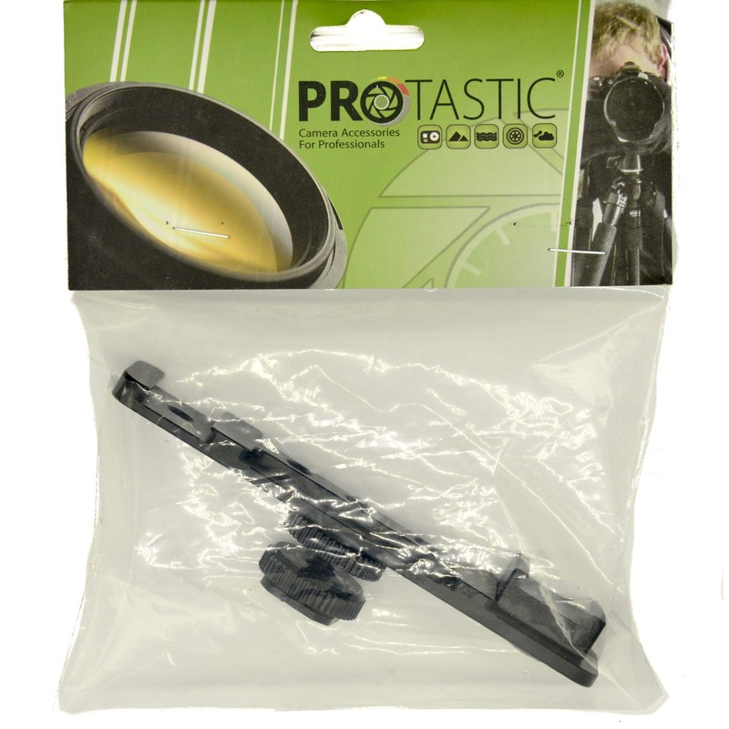 PROtastic Double/Dual Cold Shoe Mount Adapter - Mount Multiple Accessories